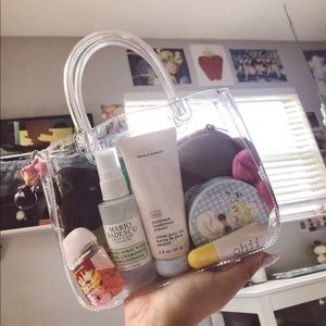 uo clear mini tote